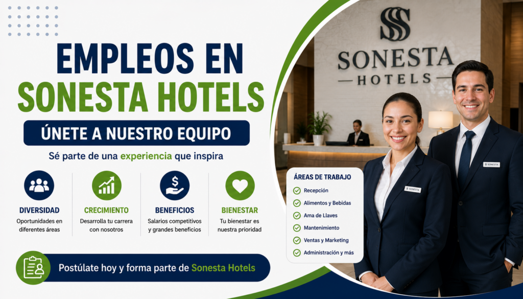 Empleos en Sonesta Hotels: Vacantes y Oportunidades Laborales
